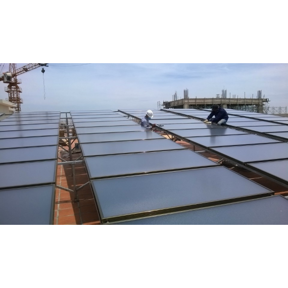 NƯỚC NÓNG NĂNG LƯỢNG MẶT TRỜI CÔNG NGHIỆP HINOSUN NHÀ MÁY