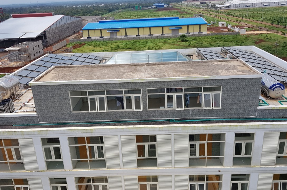 NƯỚC NÓNG NĂNG LƯỢNG MẶT TRỜI CÔNG NGHIỆP HINOSUN NHÀ MÁY