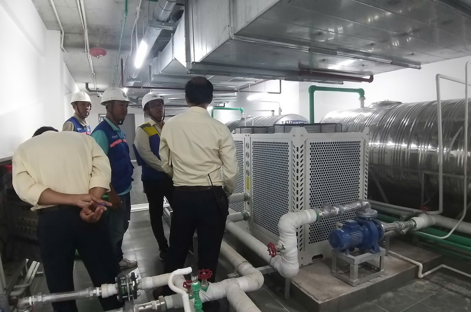NƯỚC NÓNG TRUNG TÂM CHỊU ÁP- BƠM NHIỆT (HEATPUMP)